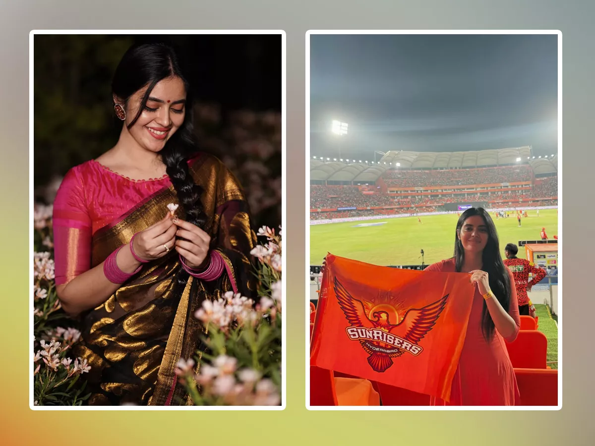 Actress Kushitha Kallapu Celebrations On IPL 2024 SRH Win Photos Viral