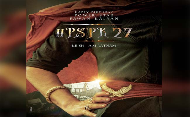 PSPK 27: Director Krish Jagarlamudi Released the Pre-look Poster of Pawan  Kalyan - Sakshi