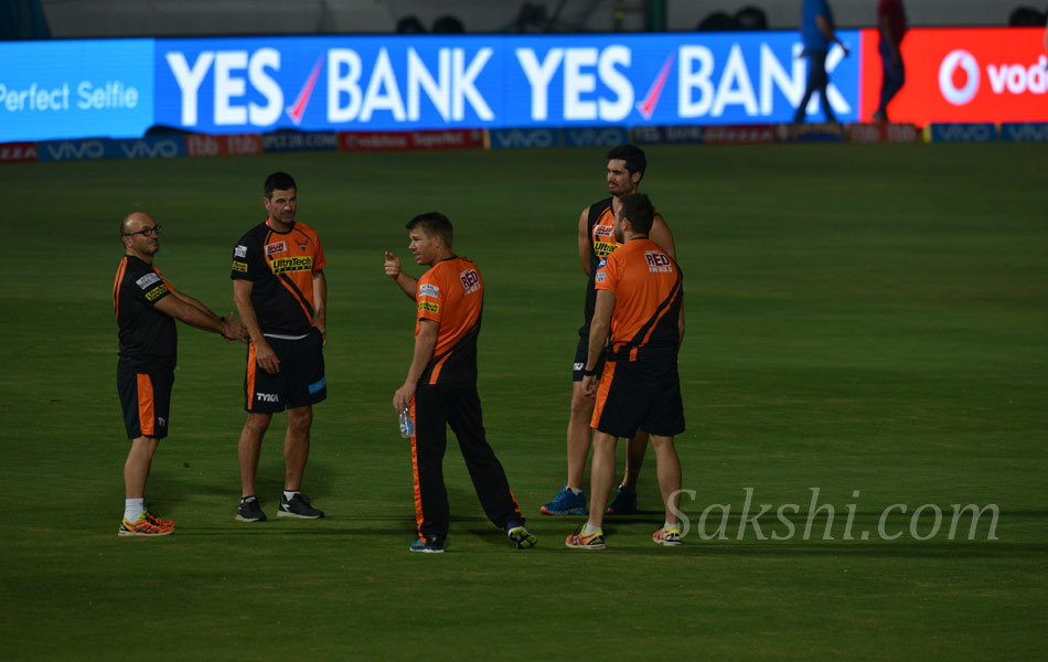 Sunrisers Hyderabad in uppal stadium - Sakshi