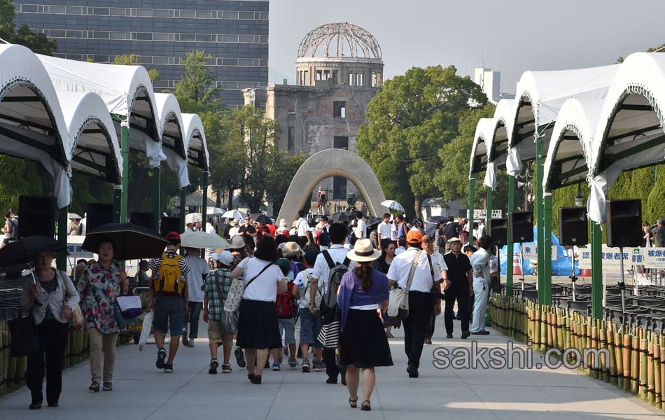 Hiroshima Peace Memorial Park in western
