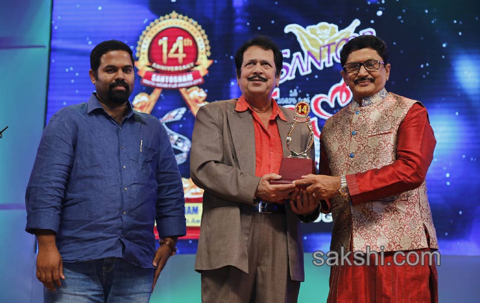 south india santosham film awards 2016