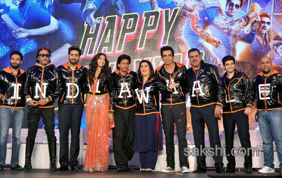 shahrukh khan movie happy new year trailor launch