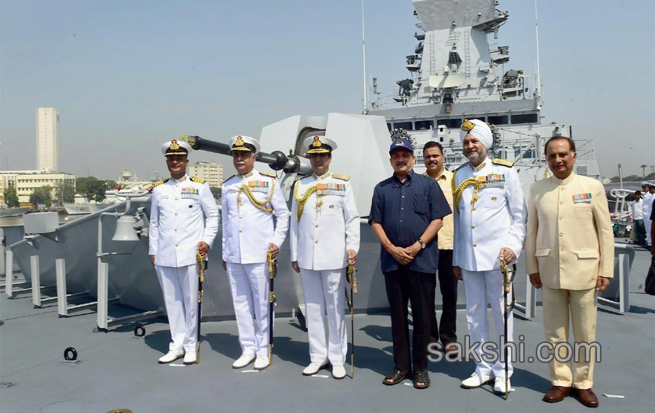 naval warship INS Kochi in Mumbai
