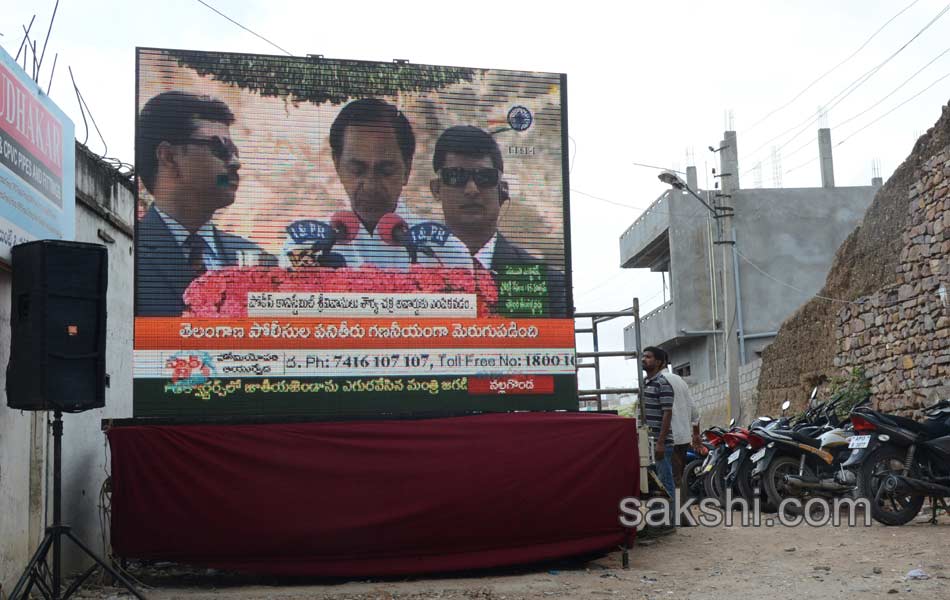 Telangana CM KCR Independence Day Golkonda - Sakshi
