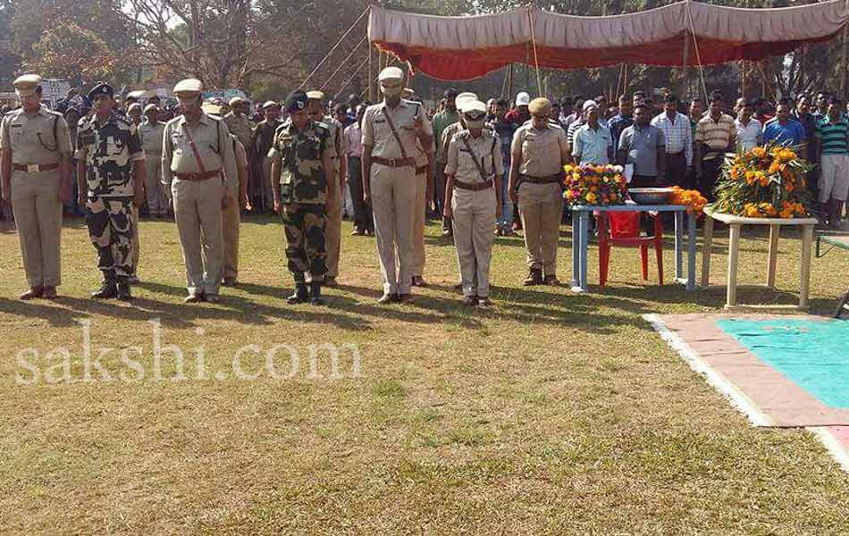 A tribute to the martyrs of the police - Sakshi