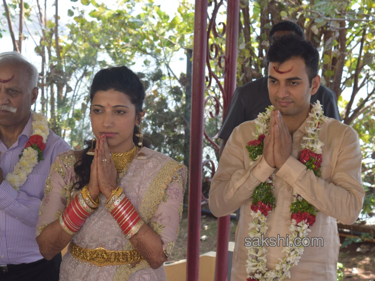 Warangal Collecter Amrapali gets married to Sameer Sharma IPS - Sakshi