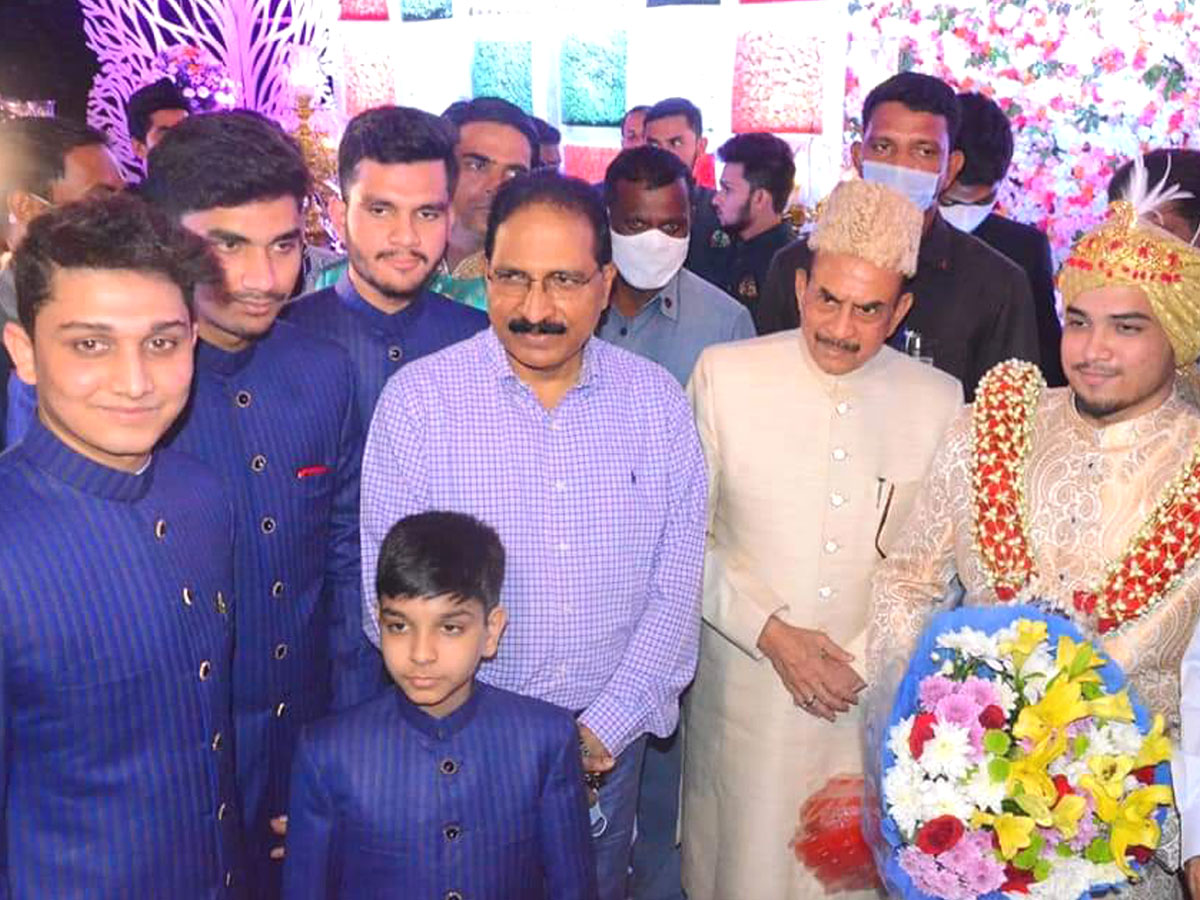 Telangana Home Minister Mahmood Ali Grand Daughters Wedding Photo Gallery - Sakshi