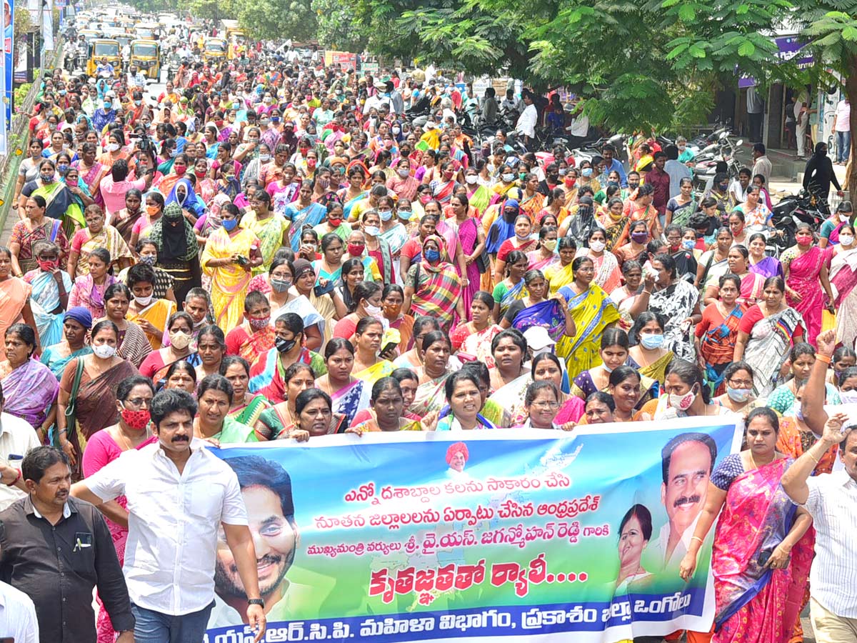 Celebrations Around AP Amid New Districts Formation Photos - Sakshi
