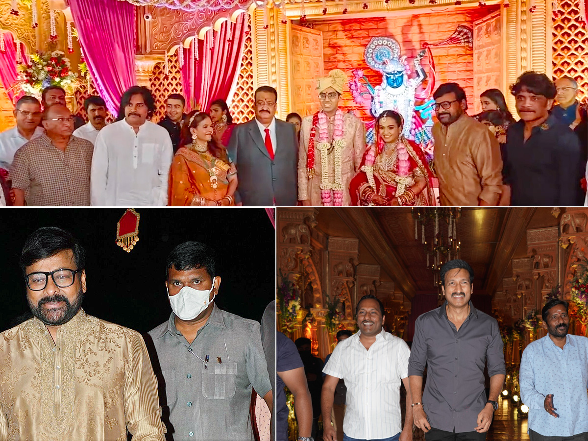 Telugu Actors In Sunil Narang Daughter Marriage Photo Gallery - Sakshi