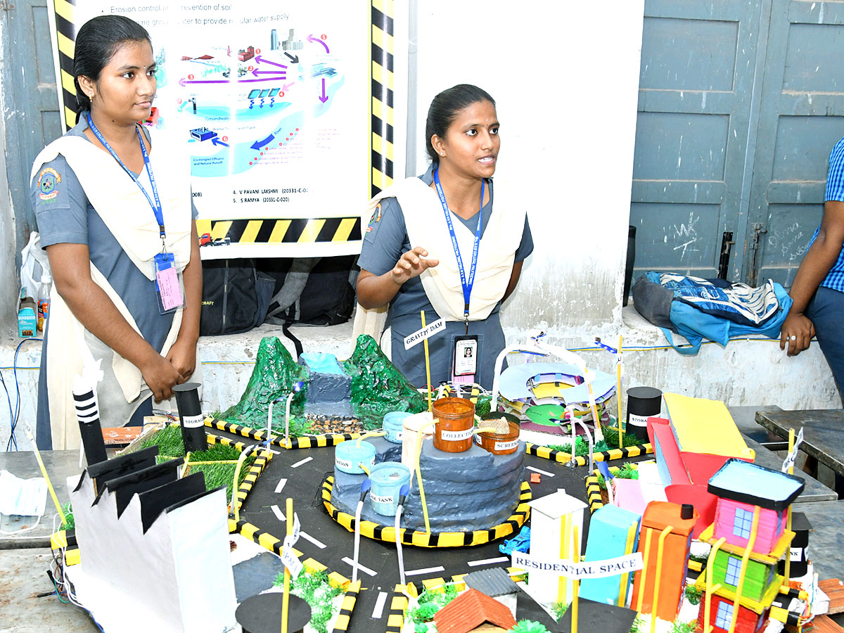 Tech Fest In Visakhapatnam Govt Polytechnic College  - Sakshi