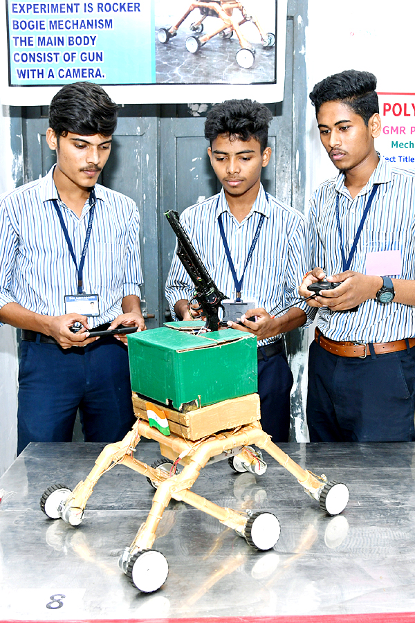 Tech Fest In Visakhapatnam Govt Polytechnic College  - Sakshi