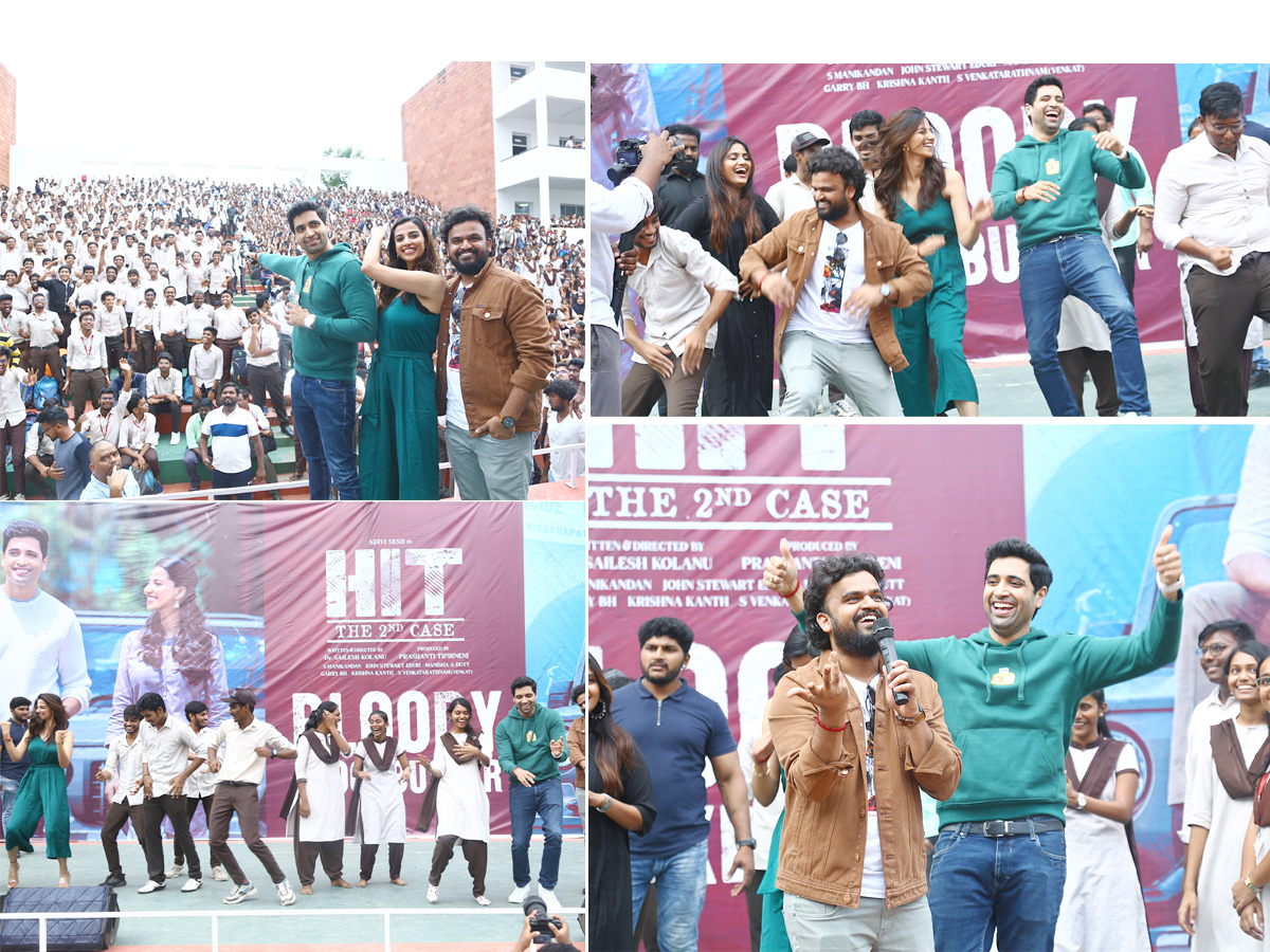 Hit2 movie team success celebrations at guntur vvit College Photos - Sakshi
