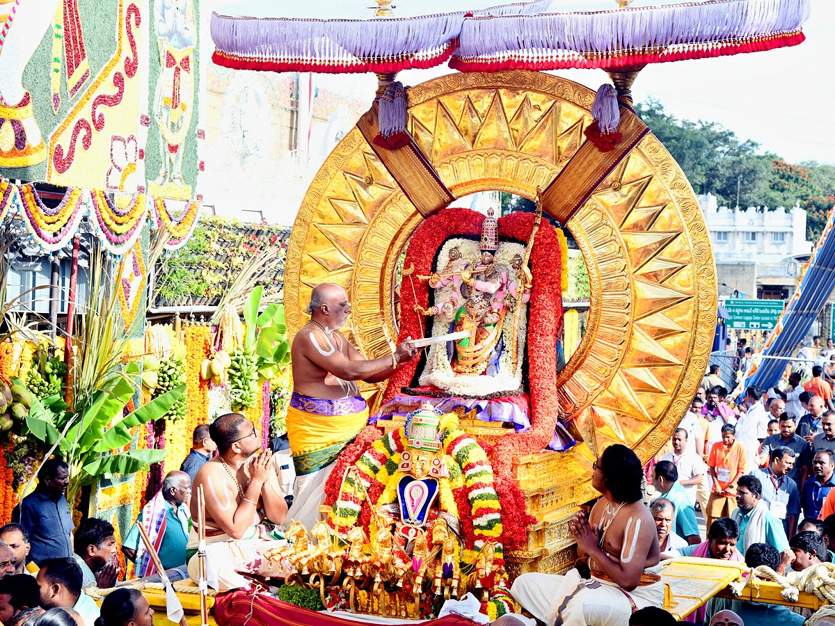 Tirumala Brahotsavam 2023: Srivaru On Suryaprabha Vehicle Photos - Sakshi
