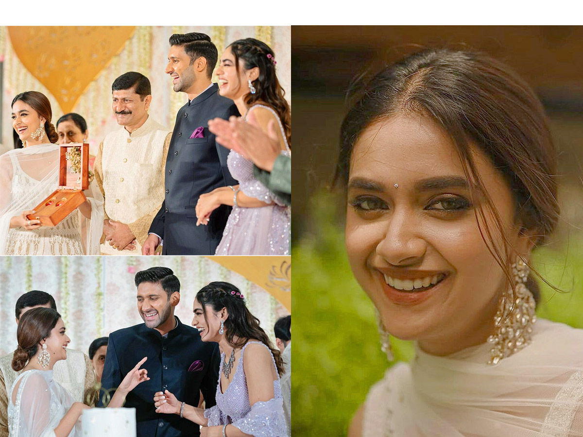 Keerthi Suresh shared her beautiful photos in a recent friend WEDDING Photos - Sakshi