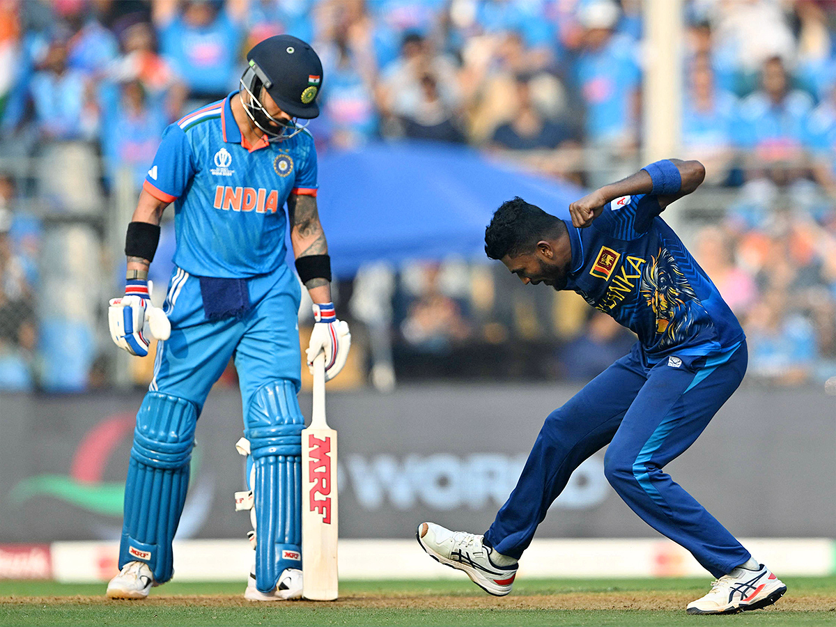 Cricket World Cup 2023 match between India and Sri Lanka - Sakshi