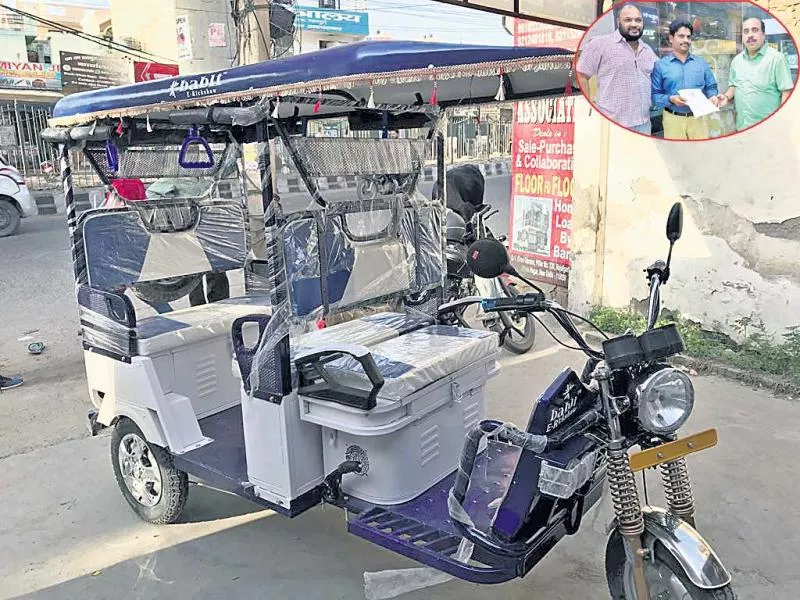 IT Mall into Electric Rickshaw Assembling - Sakshi