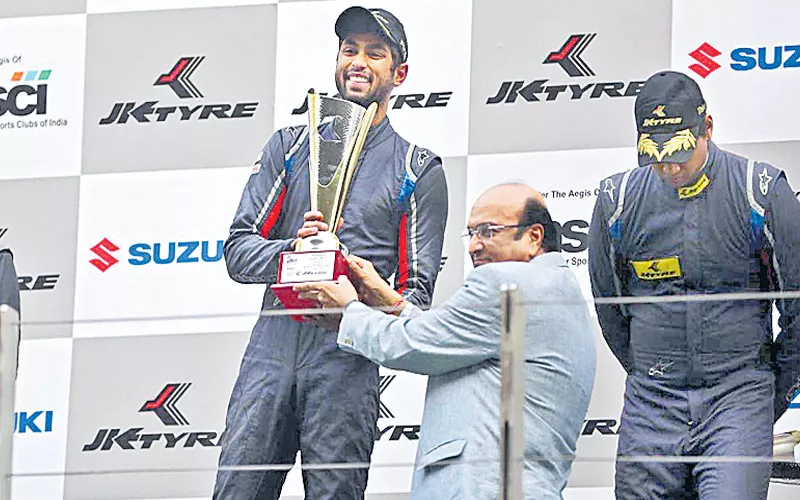 Anindit reddy retains racing championship - Sakshi