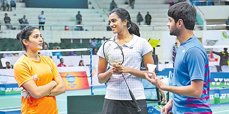 Stars bring back lost charm of Senior Badminton National Championships - Sakshi