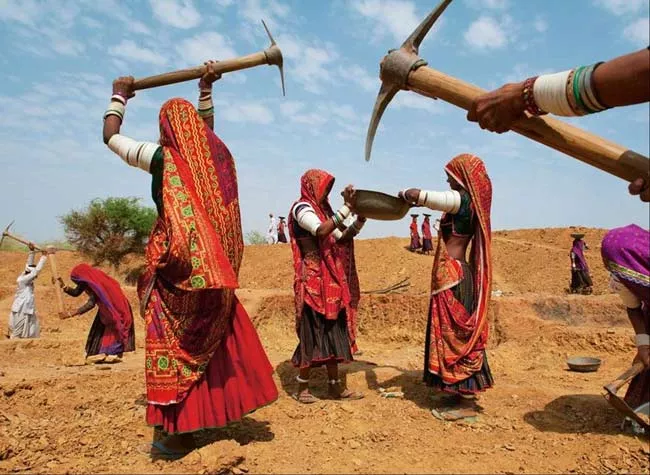 Mahatma Gandhi Rural Employment Guarantee Scheme 76 percent Satisfaction - Sakshi