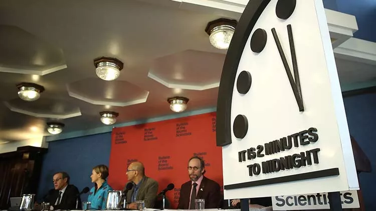 Doomsday Clock Moves Closer To Midnight, We're 2 Minutes From World Annihilation - Sakshi