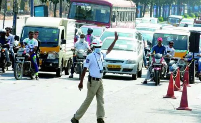 two days traffic restrictions in hyderabad - Sakshi