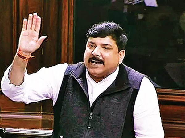  AAP MP Sanjay Singh Moves Private Members Bill to stop sealing in Delhi  - Sakshi