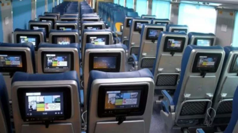 Railways Set To Remove LCD Screens From Trains - Sakshi