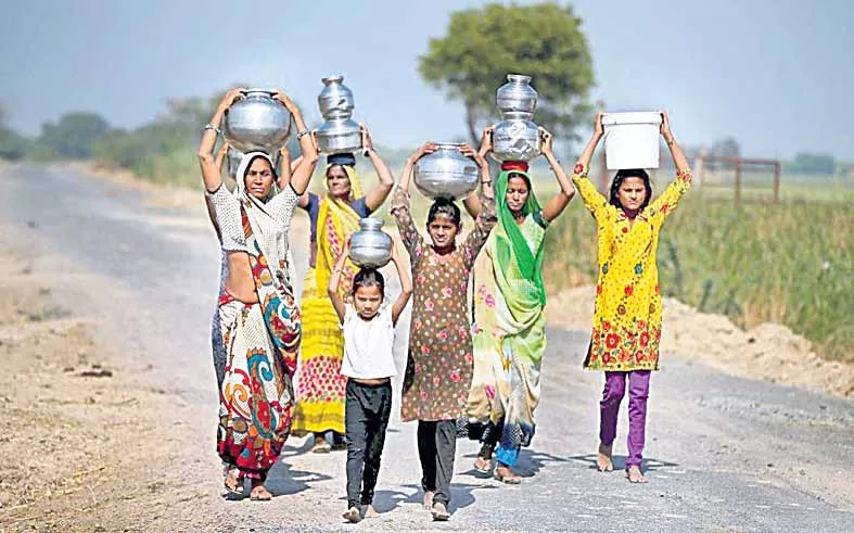 While water is water, women are well-being - Sakshi