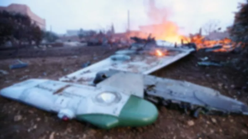Russian Plane Crashed In Syria Several Killed - Sakshi