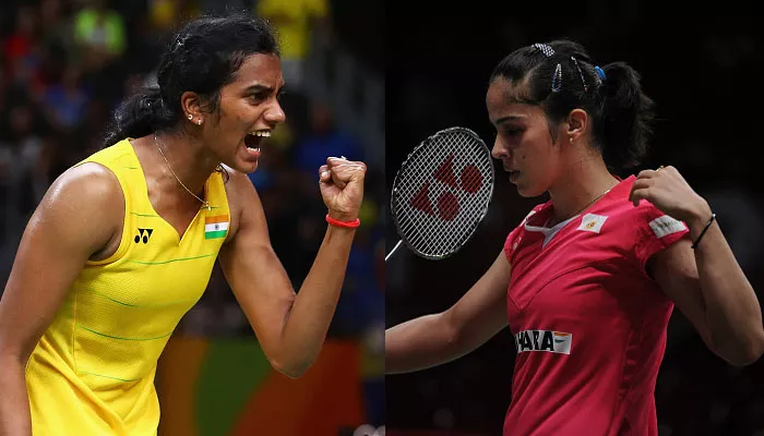 Saina, sindhu, Srikanth enter singles final  - Sakshi