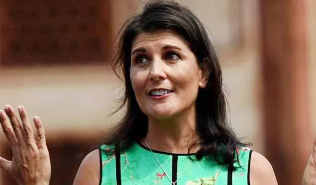 Nikki Haley Says Religious Freedom Is More Important On Her Visit To India - Sakshi