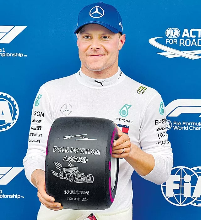 Valtteri Bottas first place in Austrian Grand Prix - Sakshi