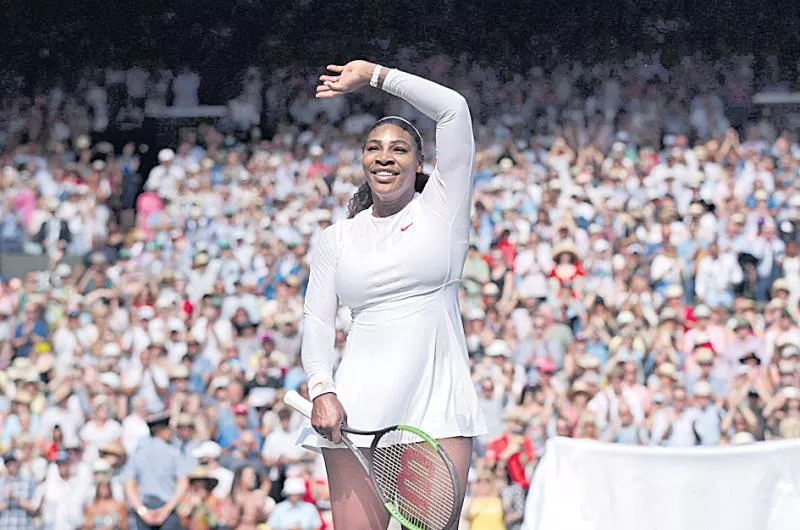 Serena Williams into Wimbledon final  - Sakshi