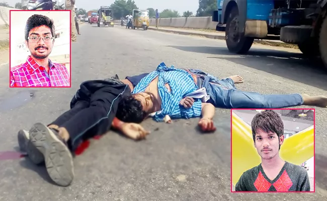 Young Mens Died In Bike Accident Renigunta Chittoor - Sakshi
