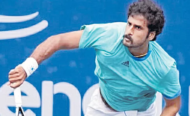 Bengaluru Open: Defending champion Sumit Nagal crashes out, Saketh Myneni enters semis - Sakshi