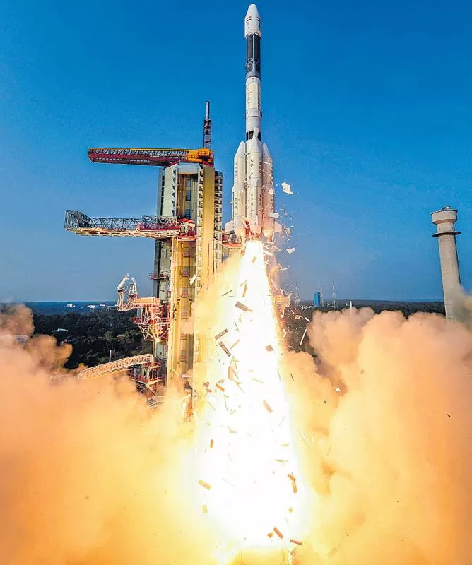 GSLV-F11 successfully launches GSAT-7A in to orbit - Sakshi