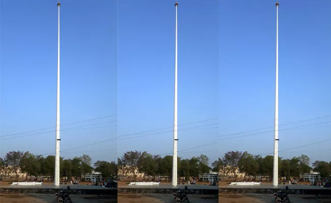 Karimnagar To Hoist Second Tallest National Flag - Sakshi