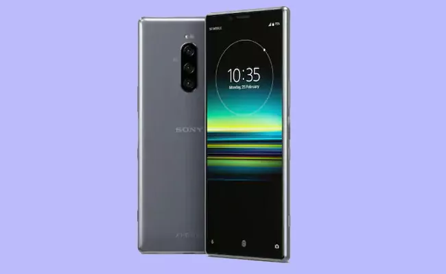 Sony Xperia 1 with Triple Rear Camera  Launched at MWC 2019  - Sakshi