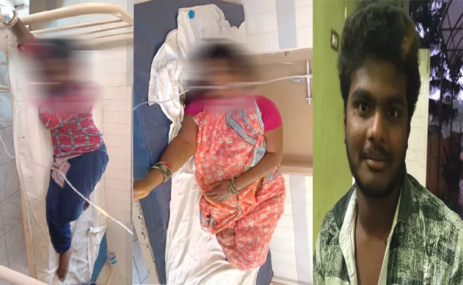 girl suicide attempt In  vizianagaram - Sakshi
