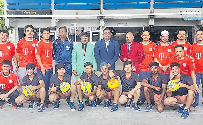 India Won Indo Thai Throwball Championship - Sakshi