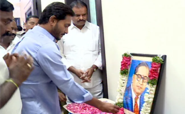 BR Ambedkar Jayanti Celebrations In Andhra Pradesh And Telangana - Sakshi