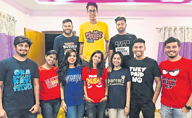 Tshirts Print Designers are two Software Engineers - Sakshi