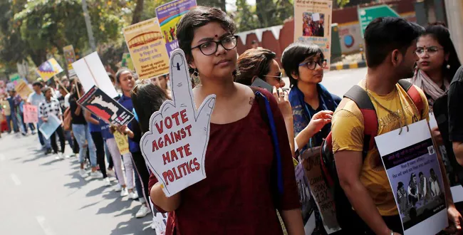 Vote Against Hate In Lok Sabha Elections, Urge Women  - Sakshi