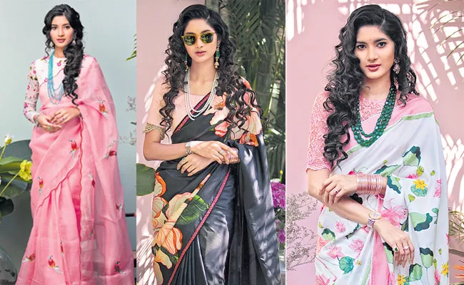Pure plain silk saris are available in four to five thousand rupees - Sakshi