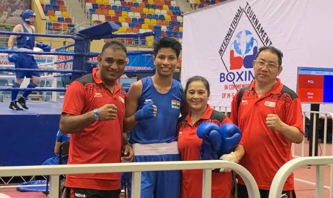 Four Indian Women Reach Semis at Boxing Tournament in Russia - Sakshi