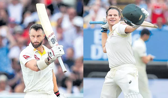 Smith, Wade tons leave Aussies eyeing 1-0 Ashes lead - Sakshi