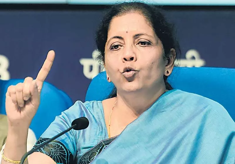 Nirmala Sitharaman announces Rs 10,000cr fund for housing projects - Sakshi