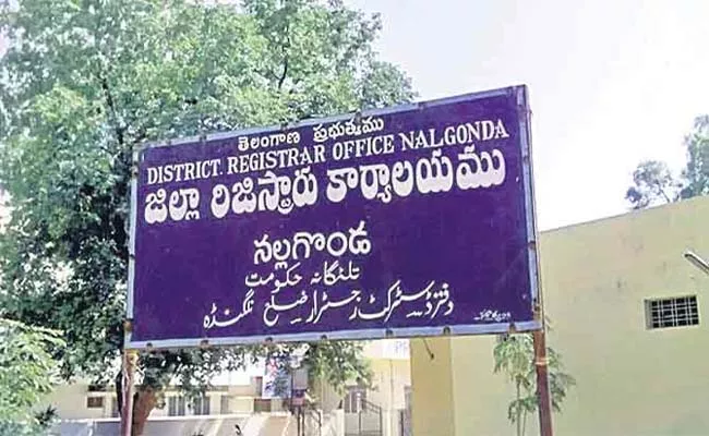 Chautuppal Registrar Came to Office on Holiday - Sakshi