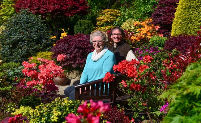 Retired Couple Made Beautiful Four season Garden In walsall - Sakshi