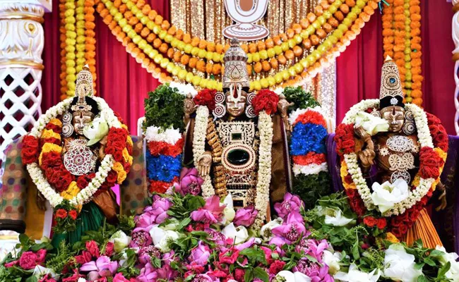 TTD Singapore Telugu Samajam conducts Srinivasa Kalyanam in Singapore - Sakshi